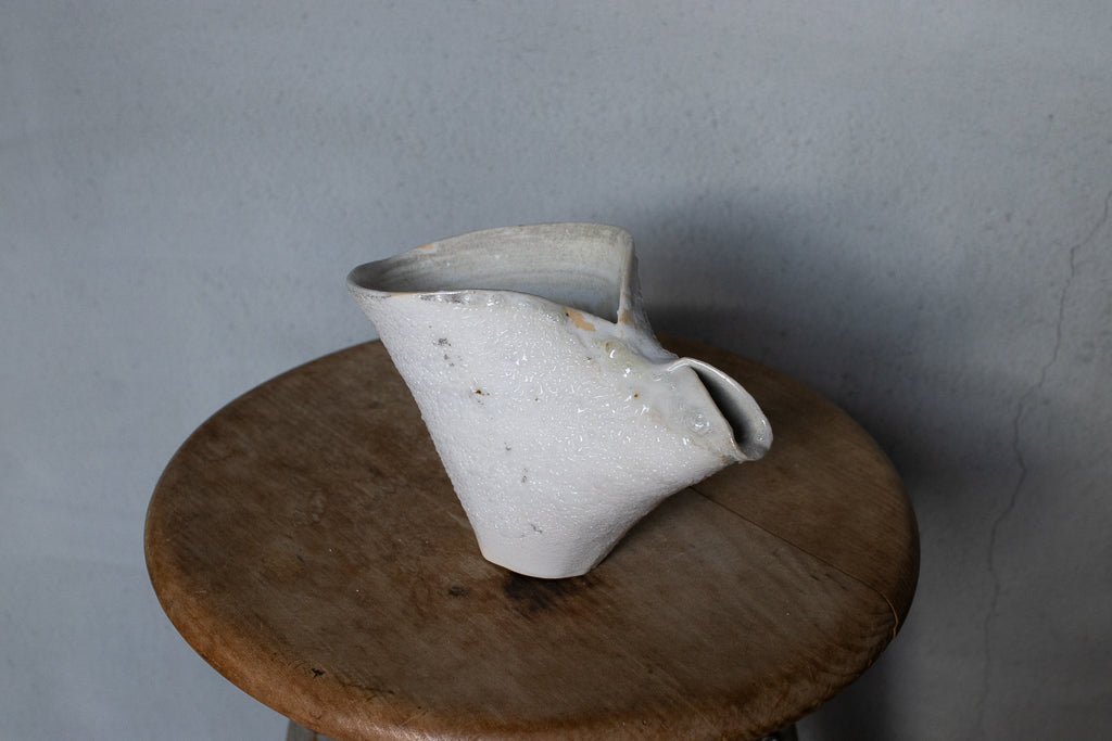 野中麟太郎 / tsubu katakuchi white 粒の片口 白