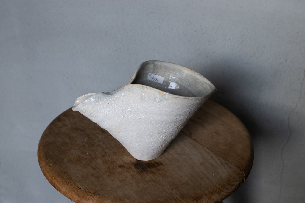 野中麟太郎 / tsubu katakuchi white 粒の片口 白