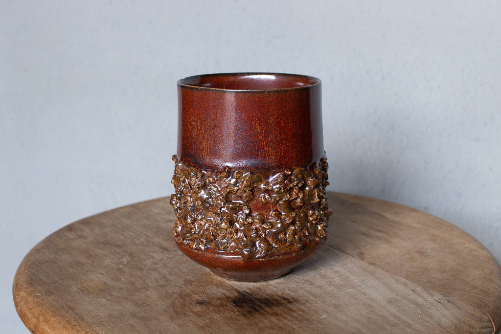 野中麟太郎 / stone cup large red 石のカップ 大 赤