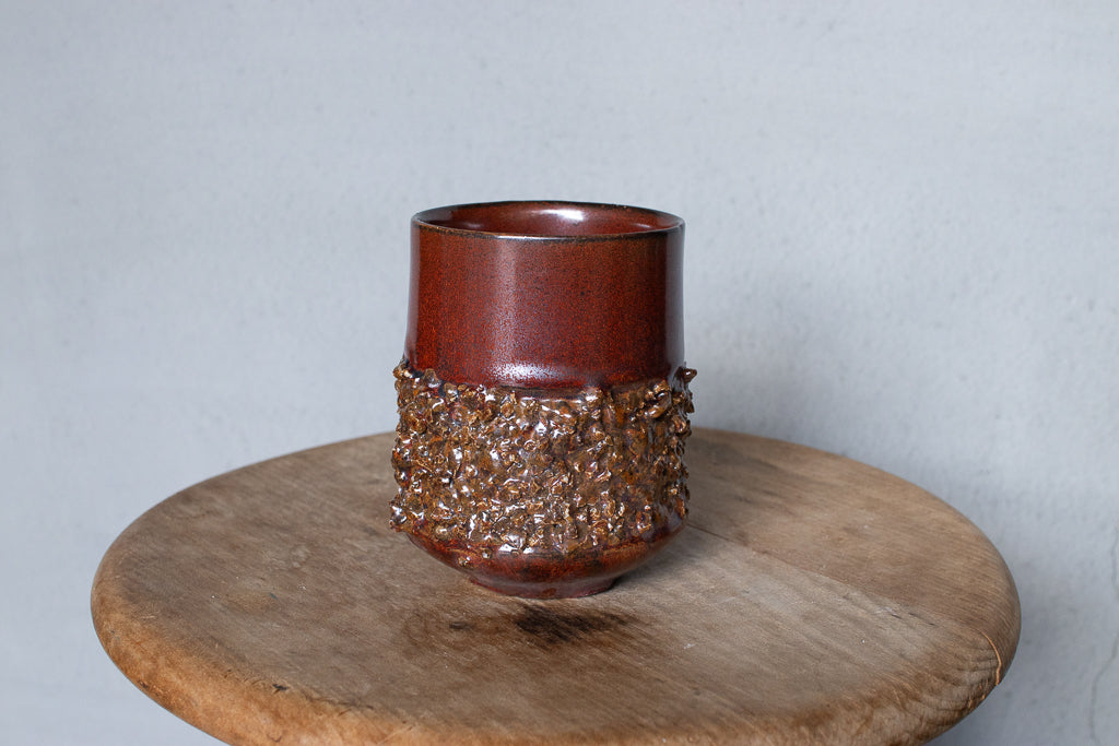 野中麟太郎 / stone cup large red 石のカップ 大 赤