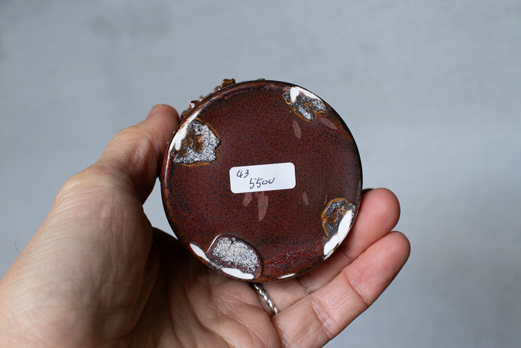 野中麟太郎 / stone cup small red 石のカップ 小 赤