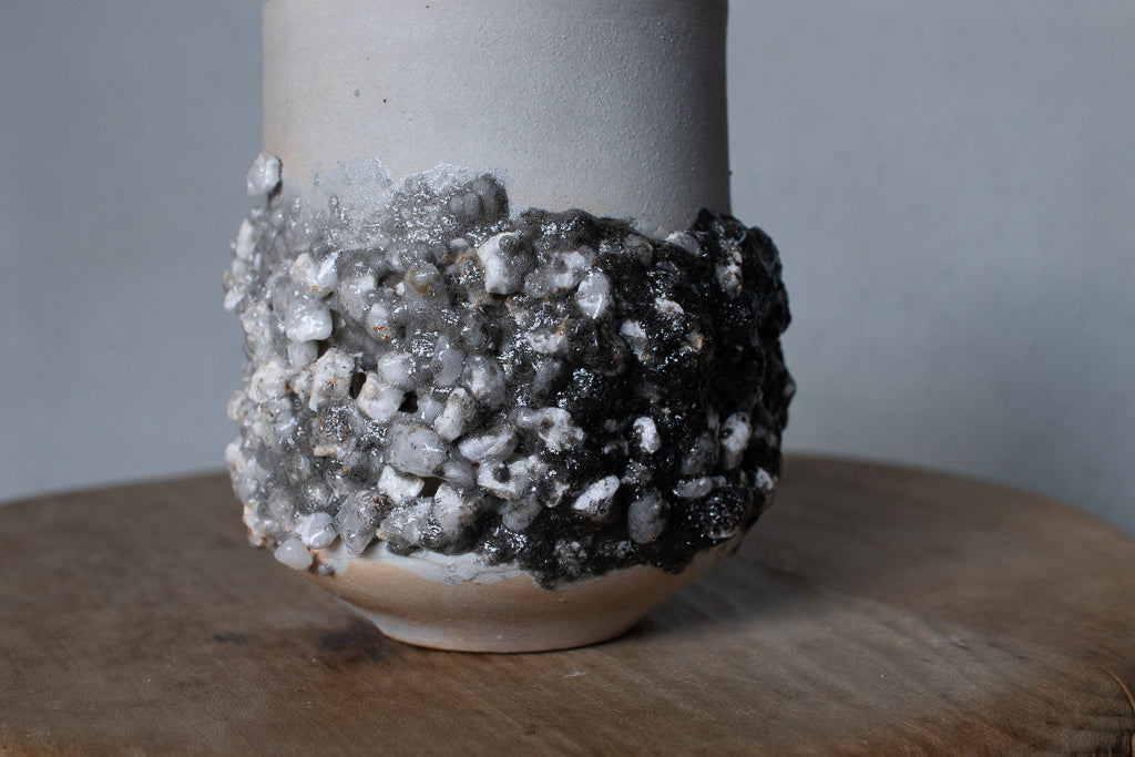 野中麟太郎 / stone cup large tanka 石のカップ 大 炭化