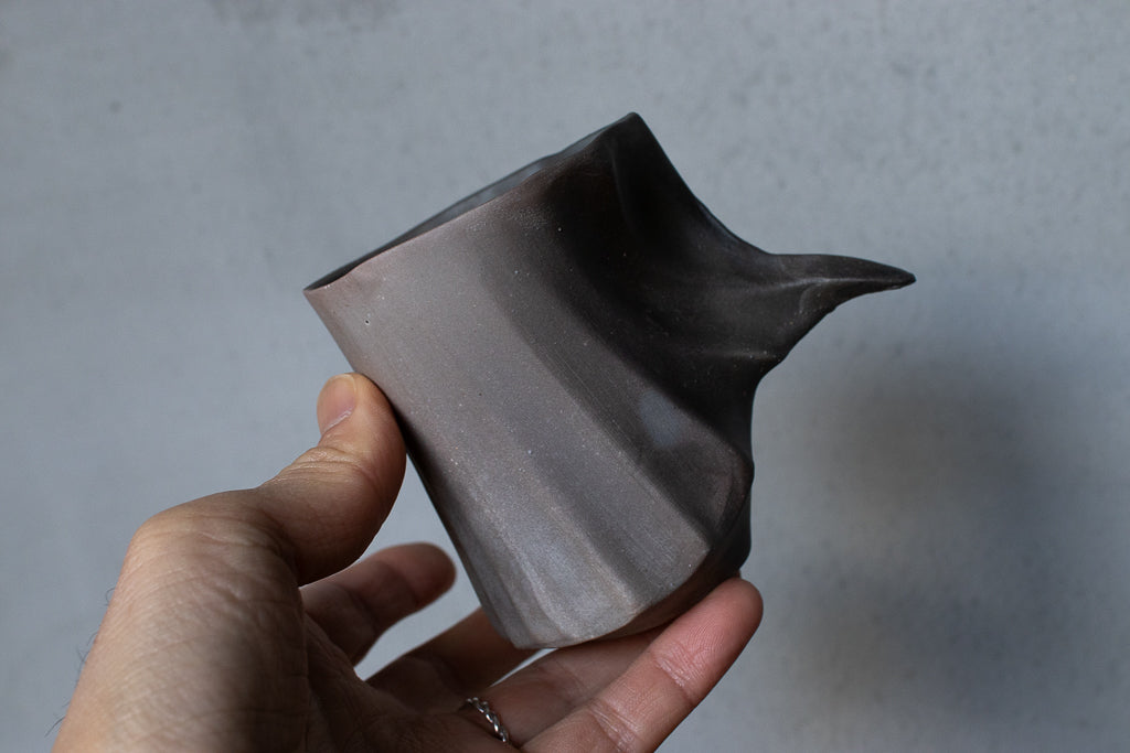 野中麟太郎 / pinch mug tanka  マグカップ 炭化