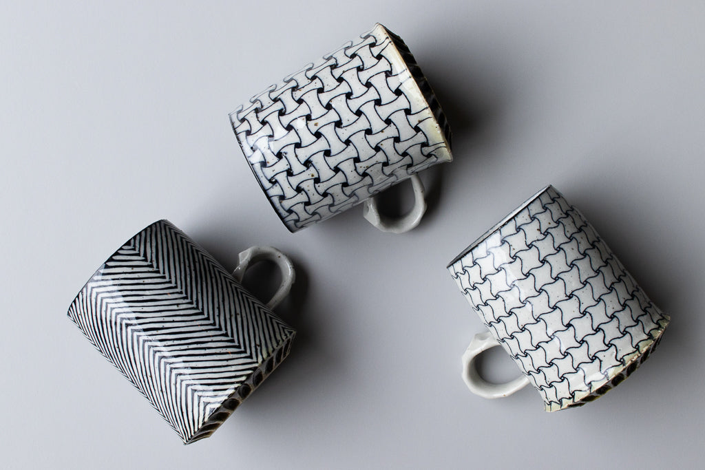 Taro Makihara / Inlay pattern mug B-①