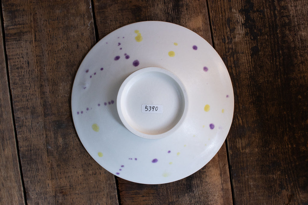 馬場匠 / 浅小鉢 ホワイト&鮮やかな色彩