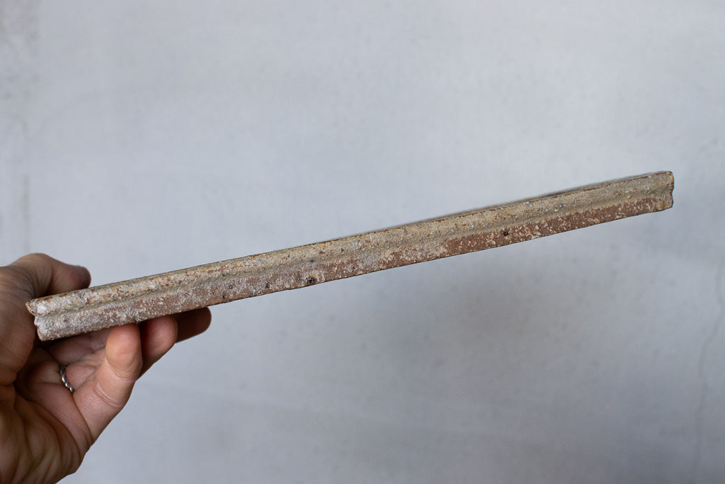 山下太 / 火山灰釉 板皿 角皿