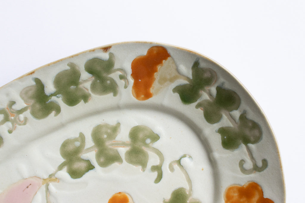 小早川智里 / オーバル深皿 ”運ぶ鳥” 楕円皿