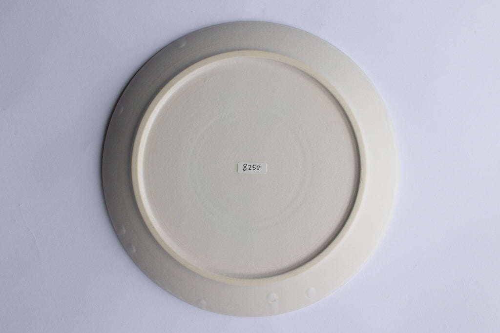 馬場匠 / 22cm丸皿 掛け分け マルチカラー