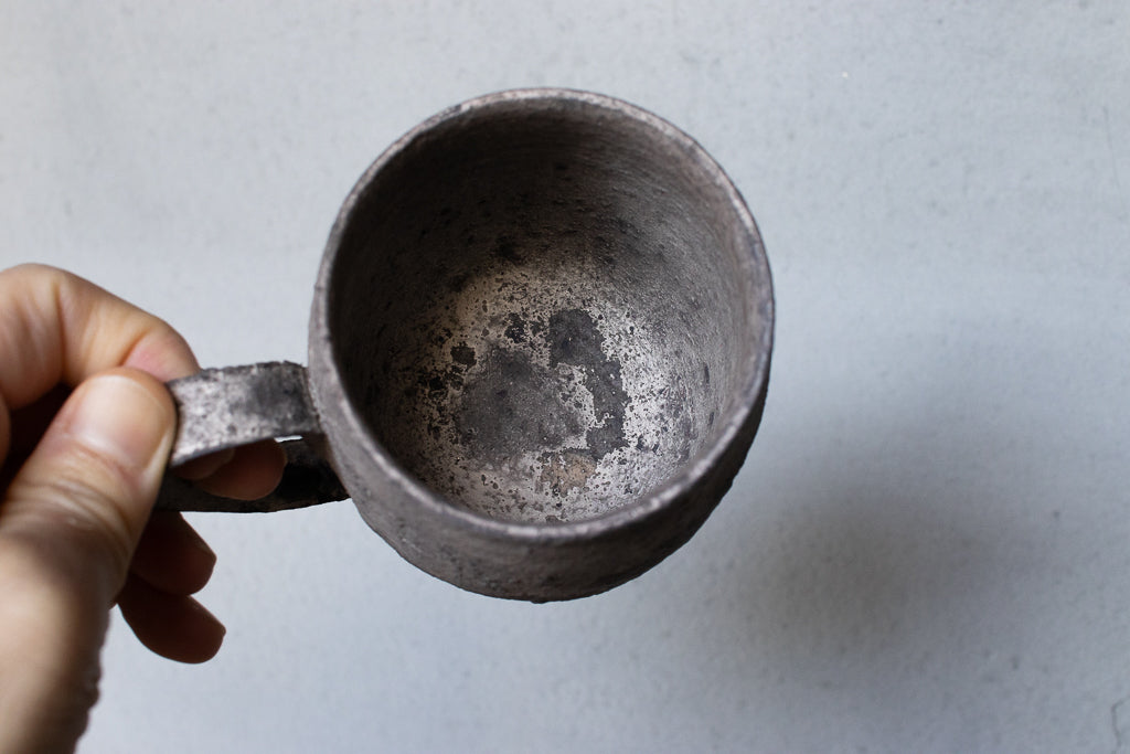 栁川晶子 / マグカップ タル 銀彩