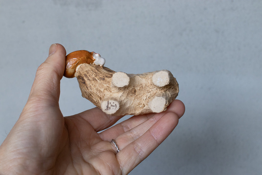 すずきたまみ / 木彫り熊 小 - チキン（陶器オブジェ）