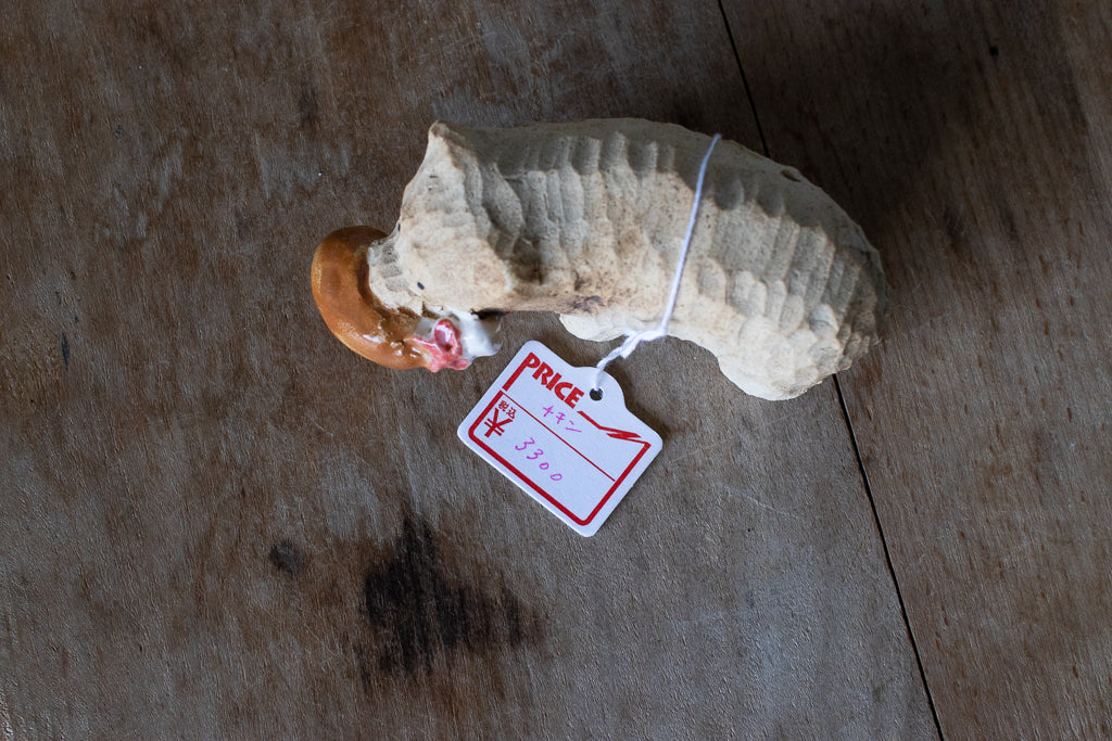 すずきたまみ / 木彫り熊 小 - チキン（陶器オブジェ）