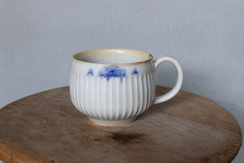 鈴木まどか / 彫花文鎬マグ 小 マグカップ