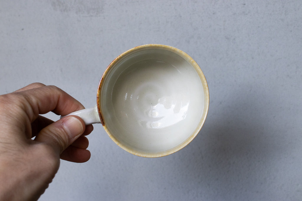 鈴木まどか / 彫花文鎬マグ 小 マグカップ