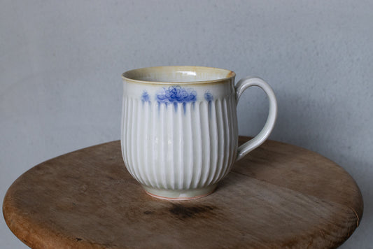 鈴木まどか / 彫花文鎬マグ 大 マグカップ