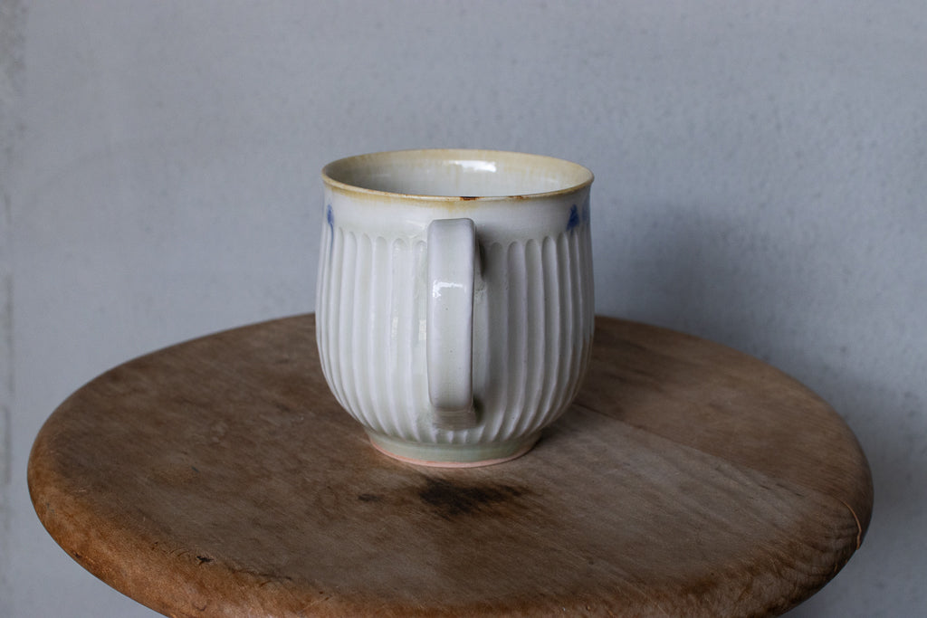 鈴木まどか / 彫花文鎬マグ 大 マグカップ