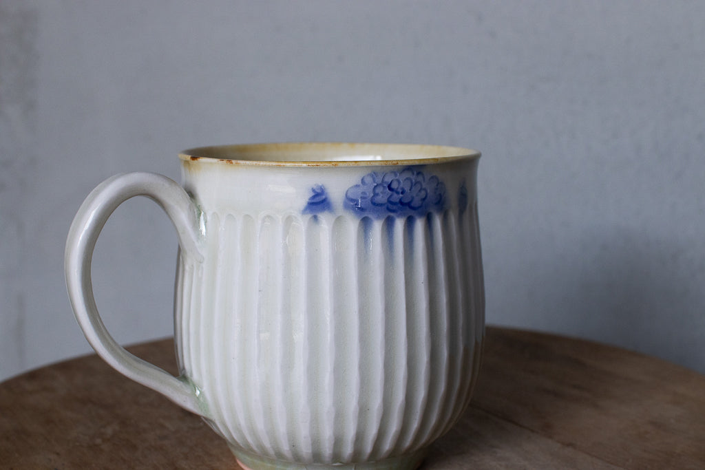 鈴木まどか / 彫花文鎬マグ 大 マグカップ