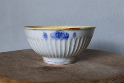 鈴木まどか / 彫花文鎬飯碗 ご飯茶碗