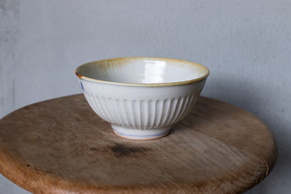 鈴木まどか / 彫花文鎬飯碗 ご飯茶碗