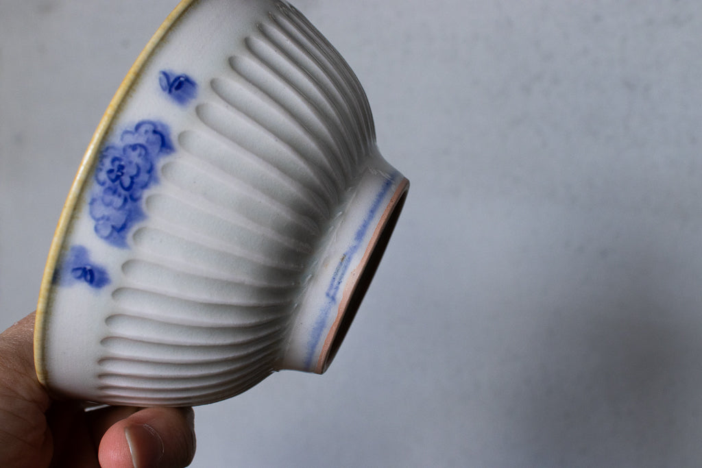 鈴木まどか / 彫花文鎬飯碗 ご飯茶碗