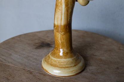 椎猫白魚 / 生きものたちのフラワーベース 大 パパイヤ？