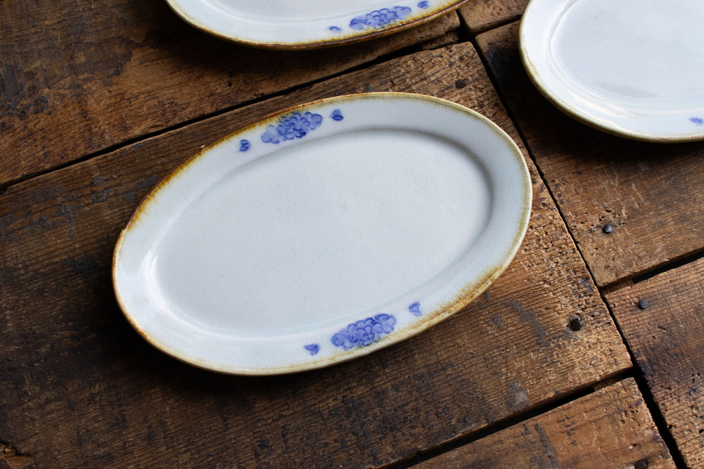 鈴木まどか / 彫花紋オーバル皿 中