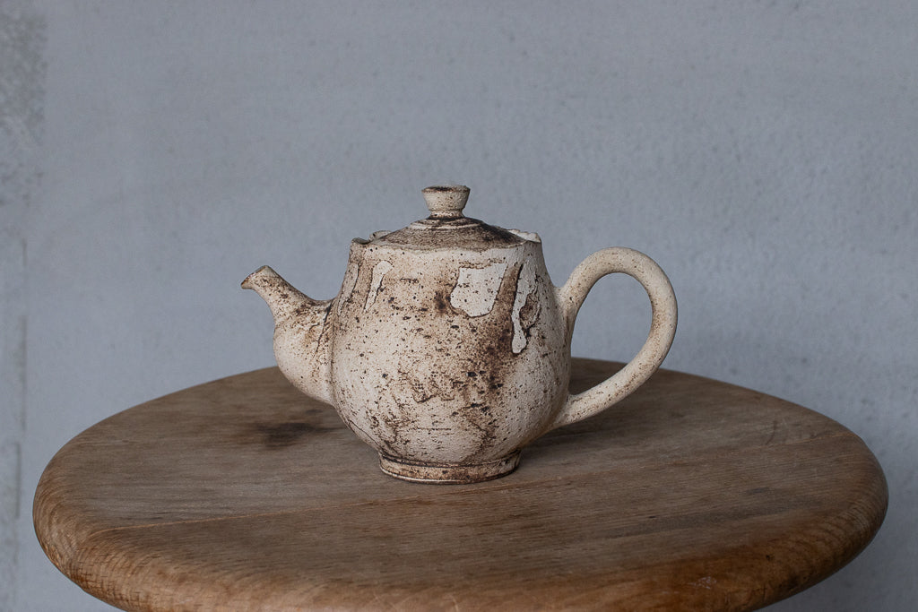 山元一真 / 錆白泥 茶壺 急須