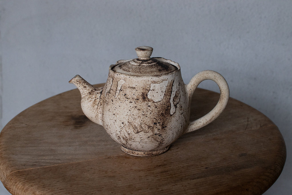 山元一真 / 錆白泥 茶壺 急須