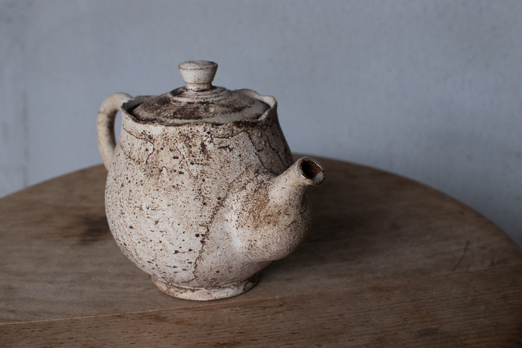 山元一真 / 錆白泥 茶壺 急須