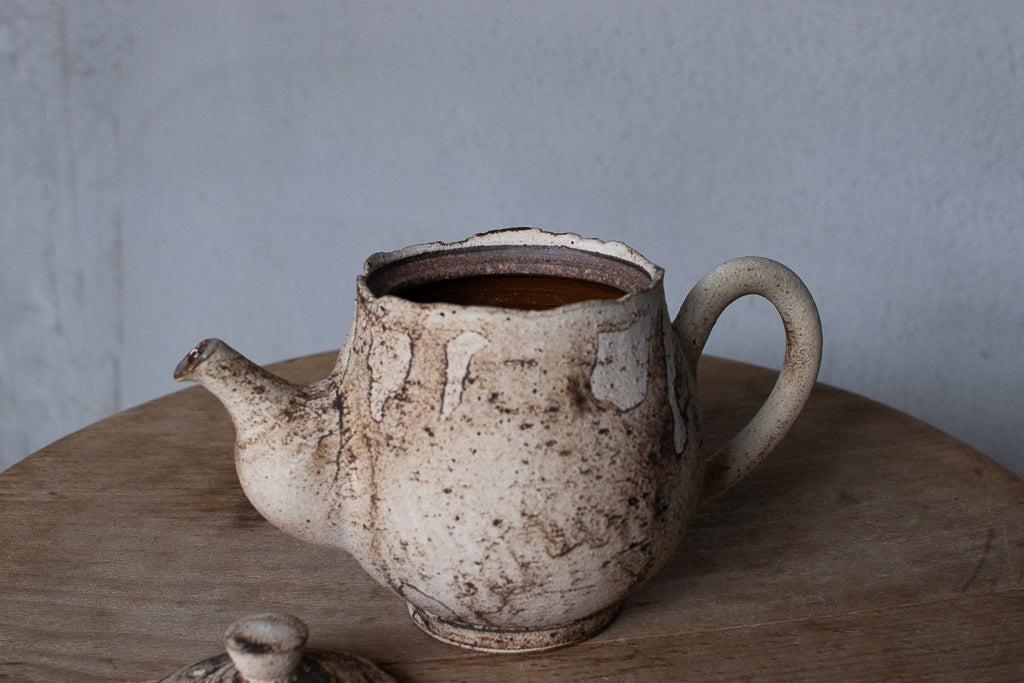 山元一真 / 錆白泥 茶壺 急須