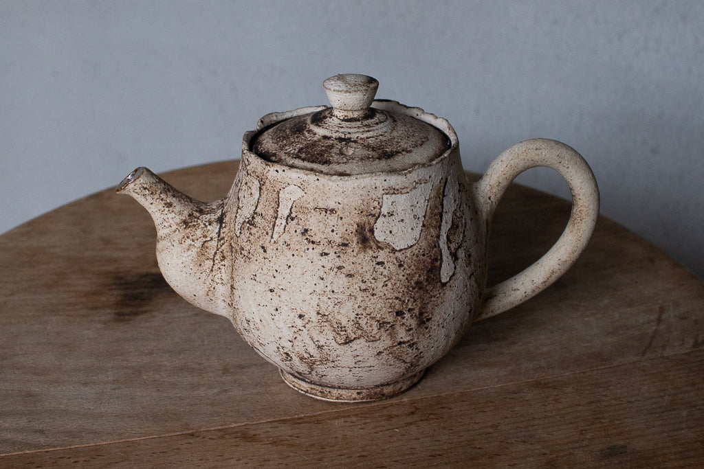 山元一真 / 錆白泥 茶壺 急須