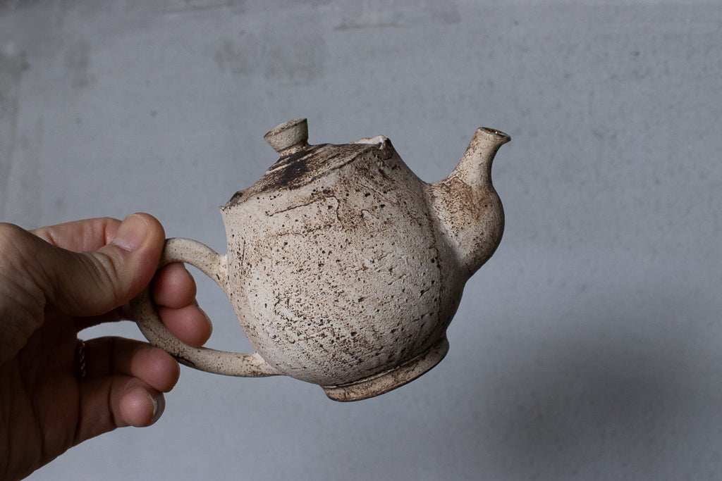 山元一真 / 錆白泥 茶壺 急須