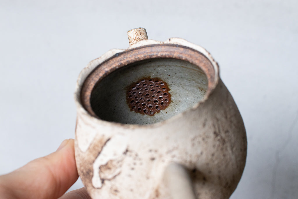 山元一真 / 錆白泥 茶壺 急須