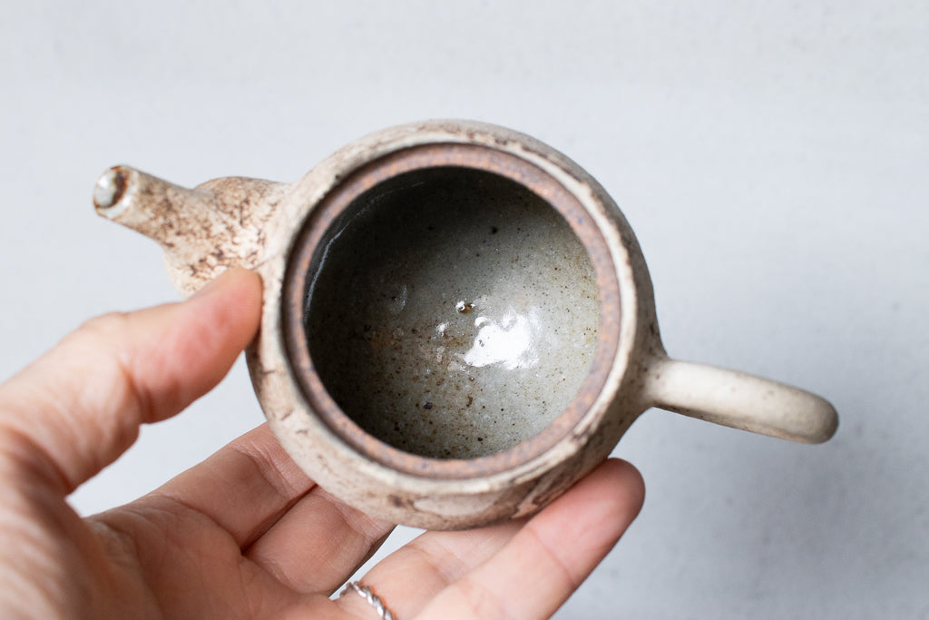 山元一真 / 錆白泥 茶壺 急須