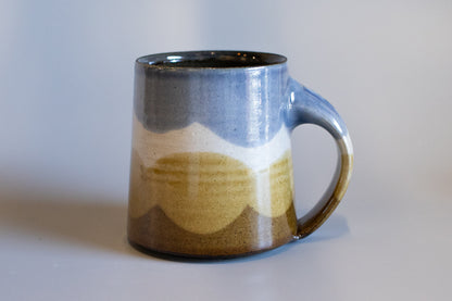 Yoshinan Sagawa / Mug L light blue/fluffy pattern