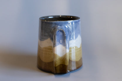 Yoshinan Sagawa / Mug L light blue/fluffy pattern