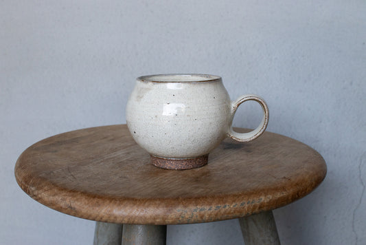 山元一真 / 白泥丸マグカップ 小