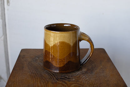Yoshinan Sagawa / Mug L Orange/Mokumoku pattern