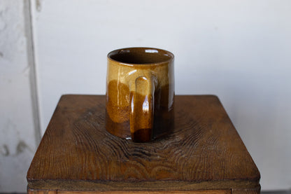 Yoshinan Sagawa / Mug L Orange/Mokumoku pattern