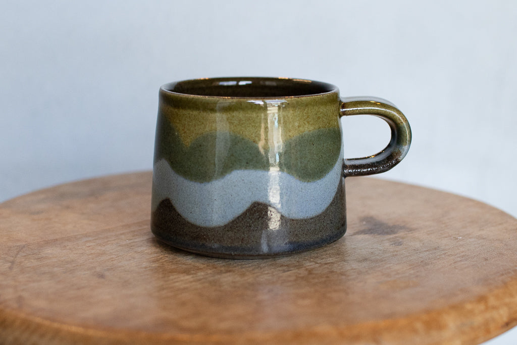 Yoshinan Sagawa / Mug S Green/Mokumoku pattern