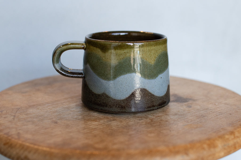 Yoshinan Sagawa / Mug S Green/Mokumoku pattern