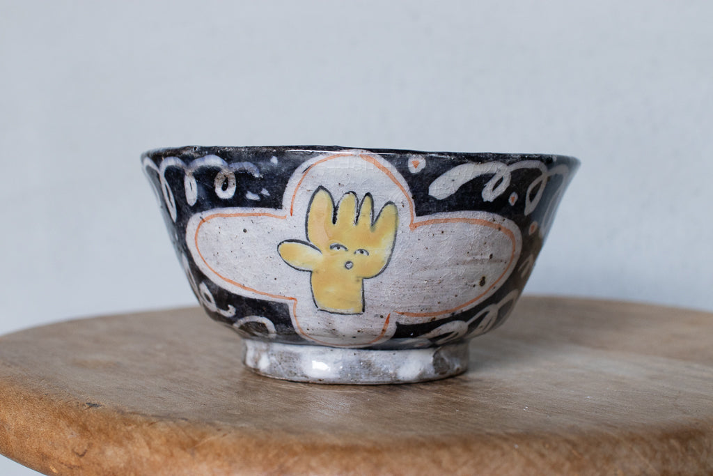 宮﨑泰裕 / 上絵飯碗 グーチョキパー ご飯茶碗