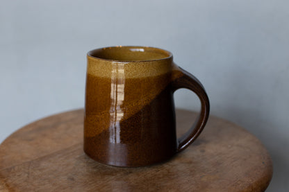 Yoshinan Sagawa / Mug L Orange / Diagonal pattern