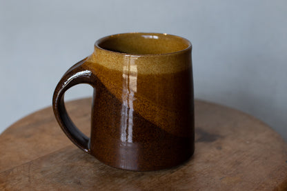 Yoshinan Sagawa / Mug L Orange / Diagonal pattern