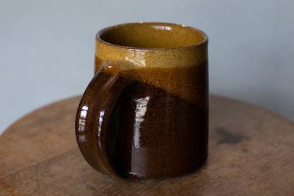 Yoshinan Sagawa / Mug L Orange / Diagonal pattern