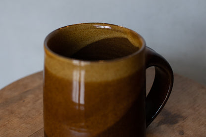 Yoshinan Sagawa / Mug L Orange / Diagonal pattern