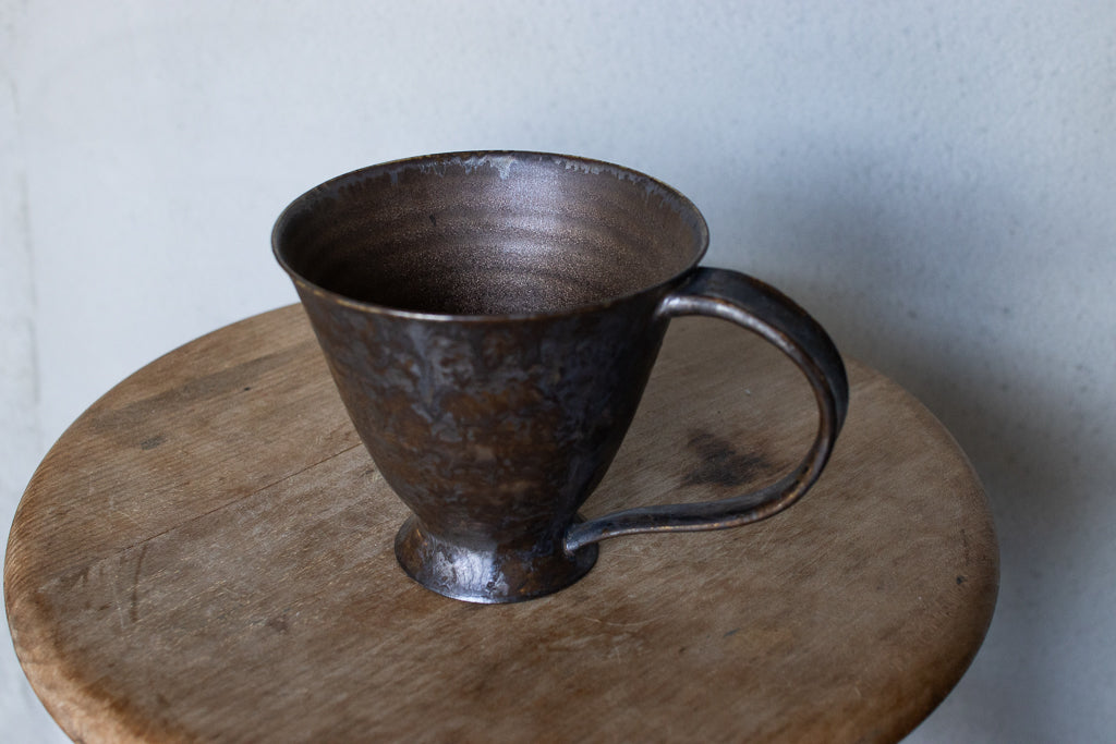 平井秀 / 珈琲杯 コーヒーカップ 黒金（くろがね）  マグカップ A