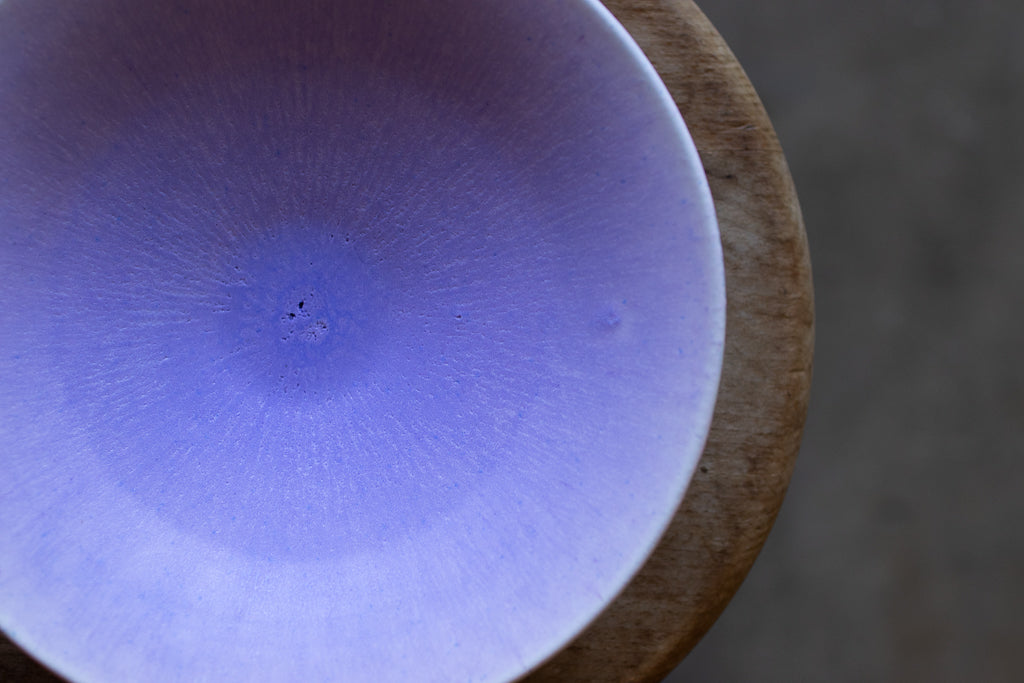 Takumi Baba / Shallow bowl 20cm Purple