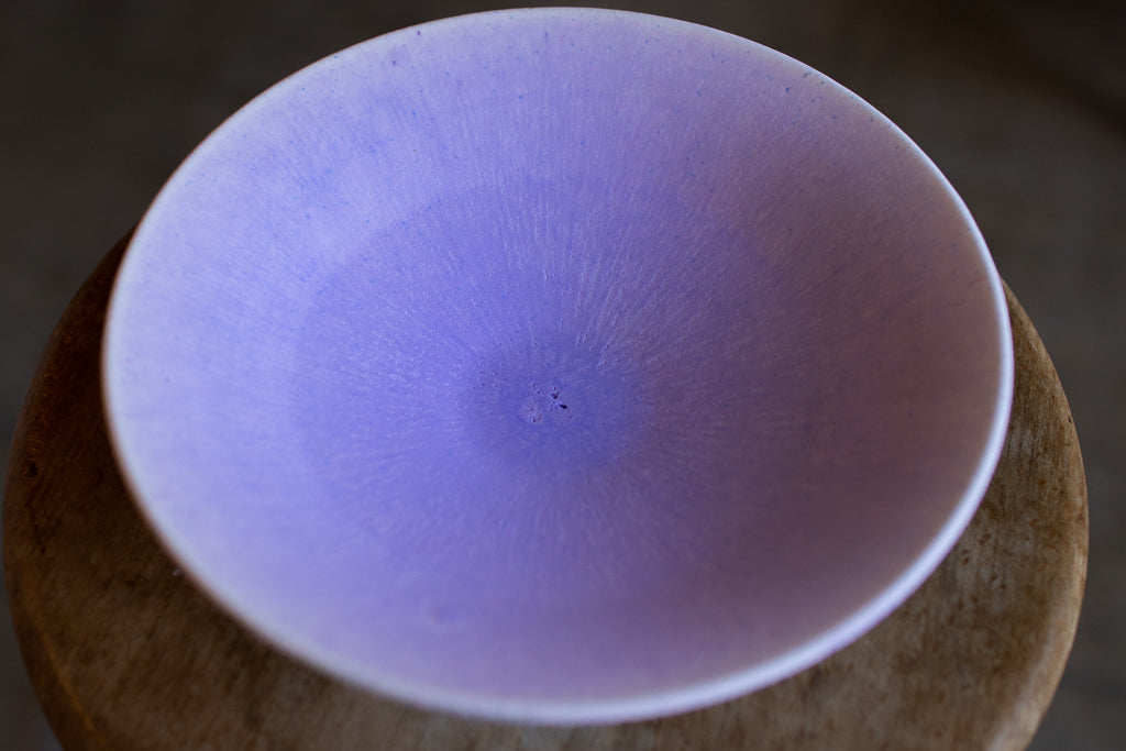 Takumi Baba / Shallow bowl 20cm Purple