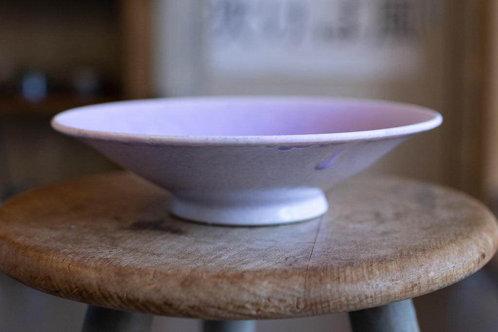 Takumi Baba / Shallow bowl 20cm Purple