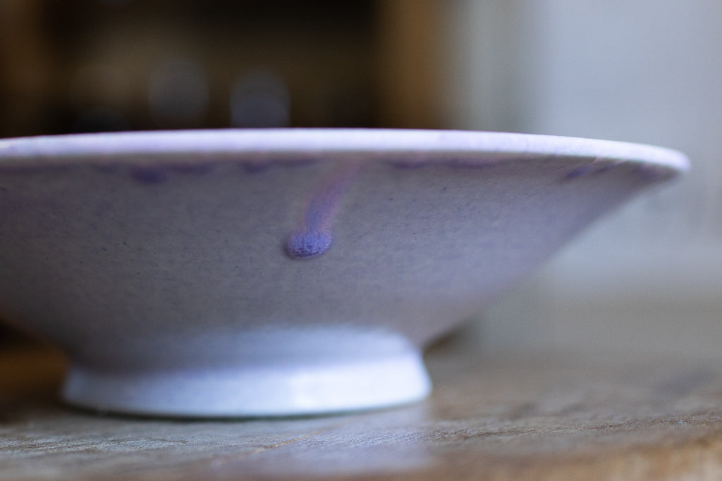 Takumi Baba / Shallow bowl 20cm Purple